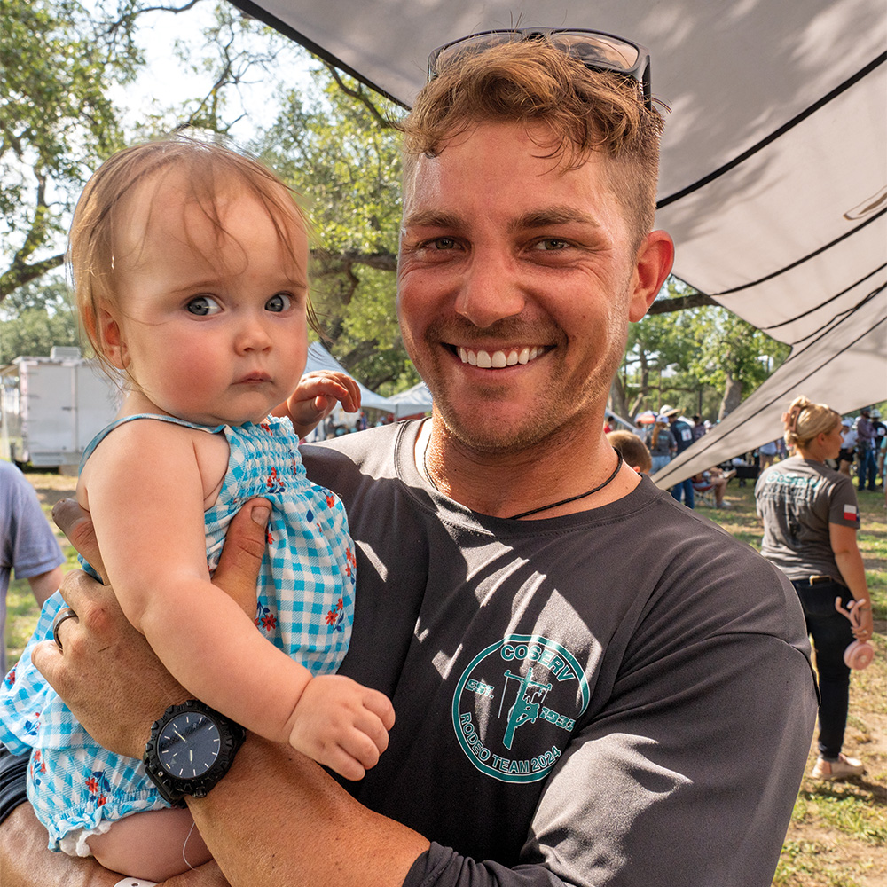 CoServ Journeyman Dustin Bailey and his daughter Carli Bailey.