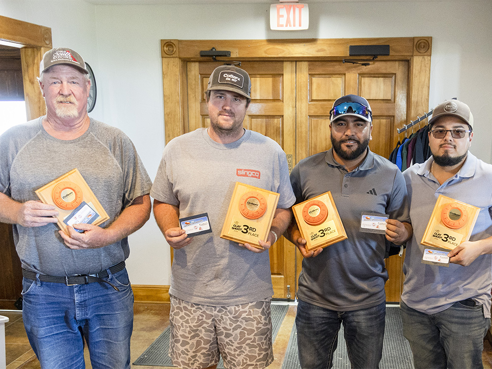 Third place winners Ronny Allen, Cody McBee, Gustavo Soto and Roberto Soto.