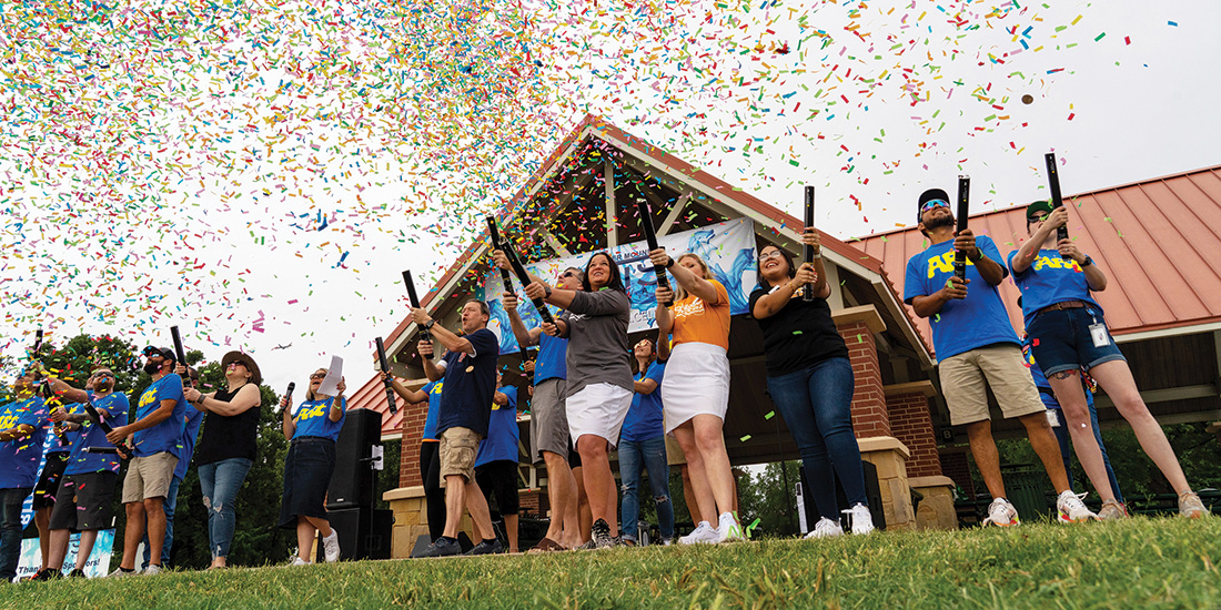 The CoServ Corral joined the community to celebrate the Flower Mound Arts Festival. Photo by BRIAN ELLEDGE